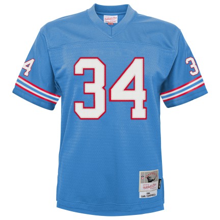 Youth Earl Campbell Houston Oilers 1980 Mitchell &amp; Ness Powder Blue Retired Player Vintage Jersey