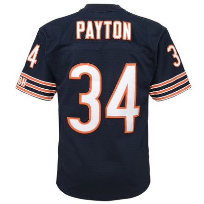 Youth Chicago Bears Walter Payton Mitchell &amp; Ness Navy 1985 Retired Player Vintage Jersey