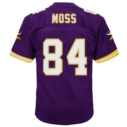 Youth Minnesota Vikings Randy Moss Mitchell &amp; Ness Purple Retired Player Vintage Jersey