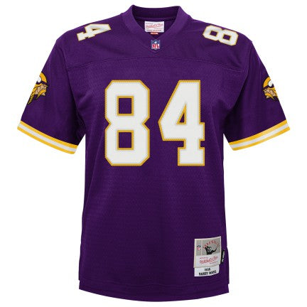 Youth Minnesota Vikings Randy Moss Mitchell &amp; Ness Purple Retired Player Vintage Jersey