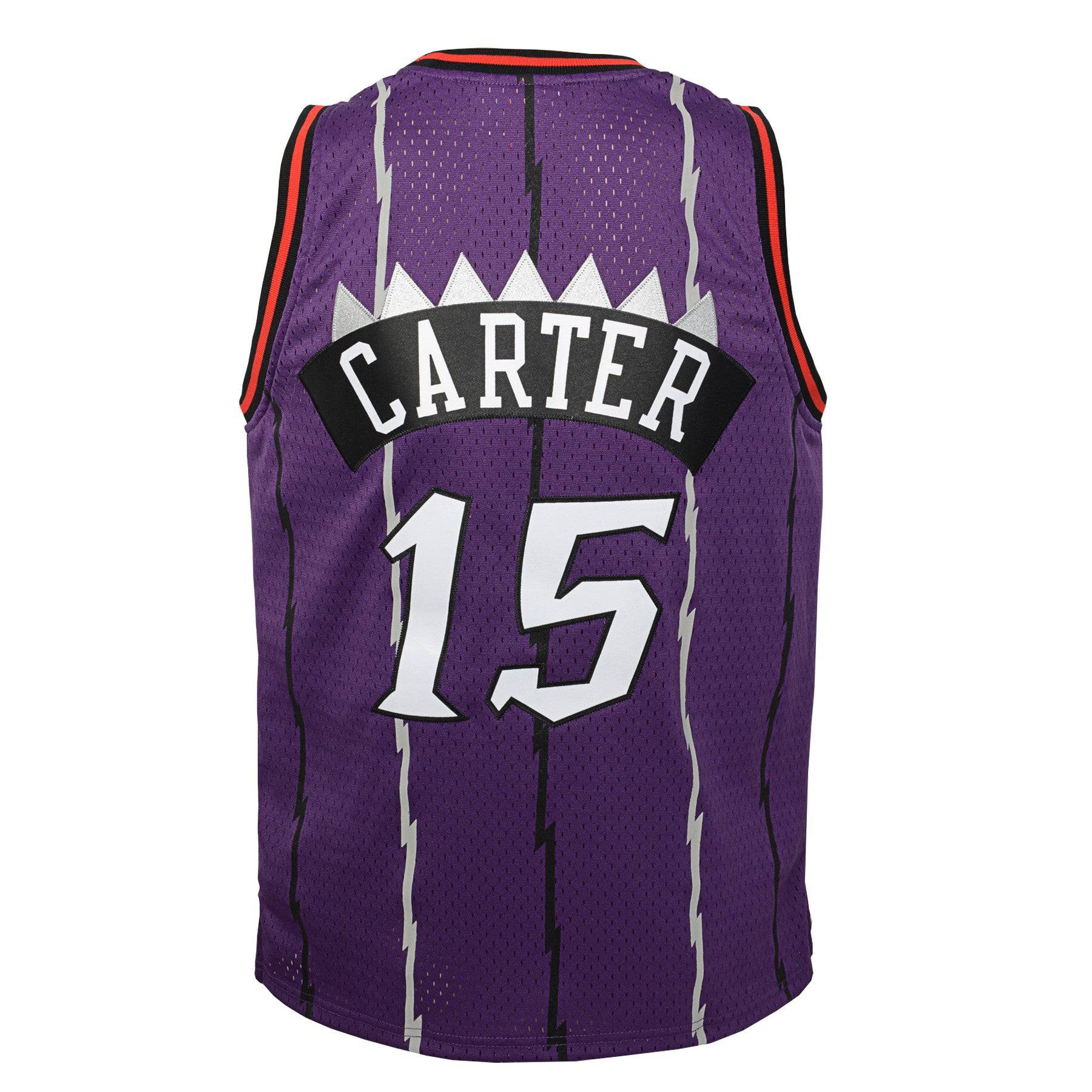 Youth Toronto Raptors Vince Carter Mitchell &amp; Ness Purple Hardwood Classics Jersey