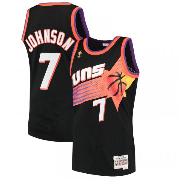 Youth Phoenix Suns Kevin Johnson Mitchell &amp; Ness Black 1996-97 Hardwood Classics Swingman Jersey