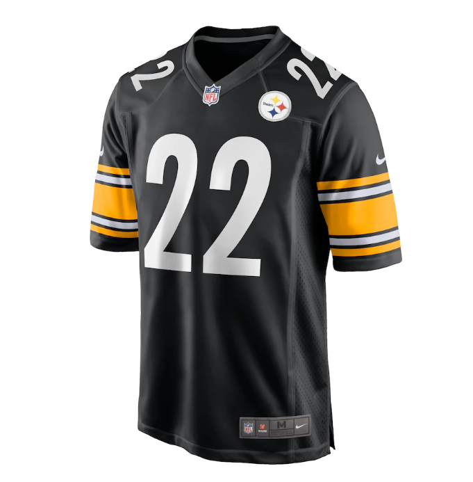 Youth Pittsburgh Steelers Najee Harris Nike Black Game Jersey