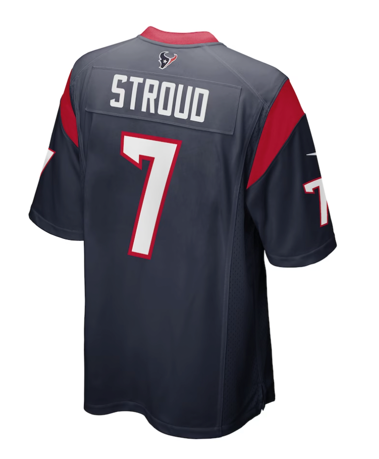 Youth Houston Texans C.J. Stroud Nike Navy Game Jersey