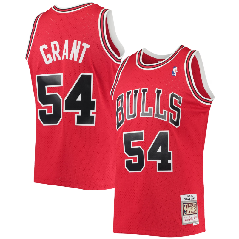 Mens Chicago Bulls Horace Grant Mitchell &amp; Ness Red 1990-91 Hardwood Classics Swingman Jersey