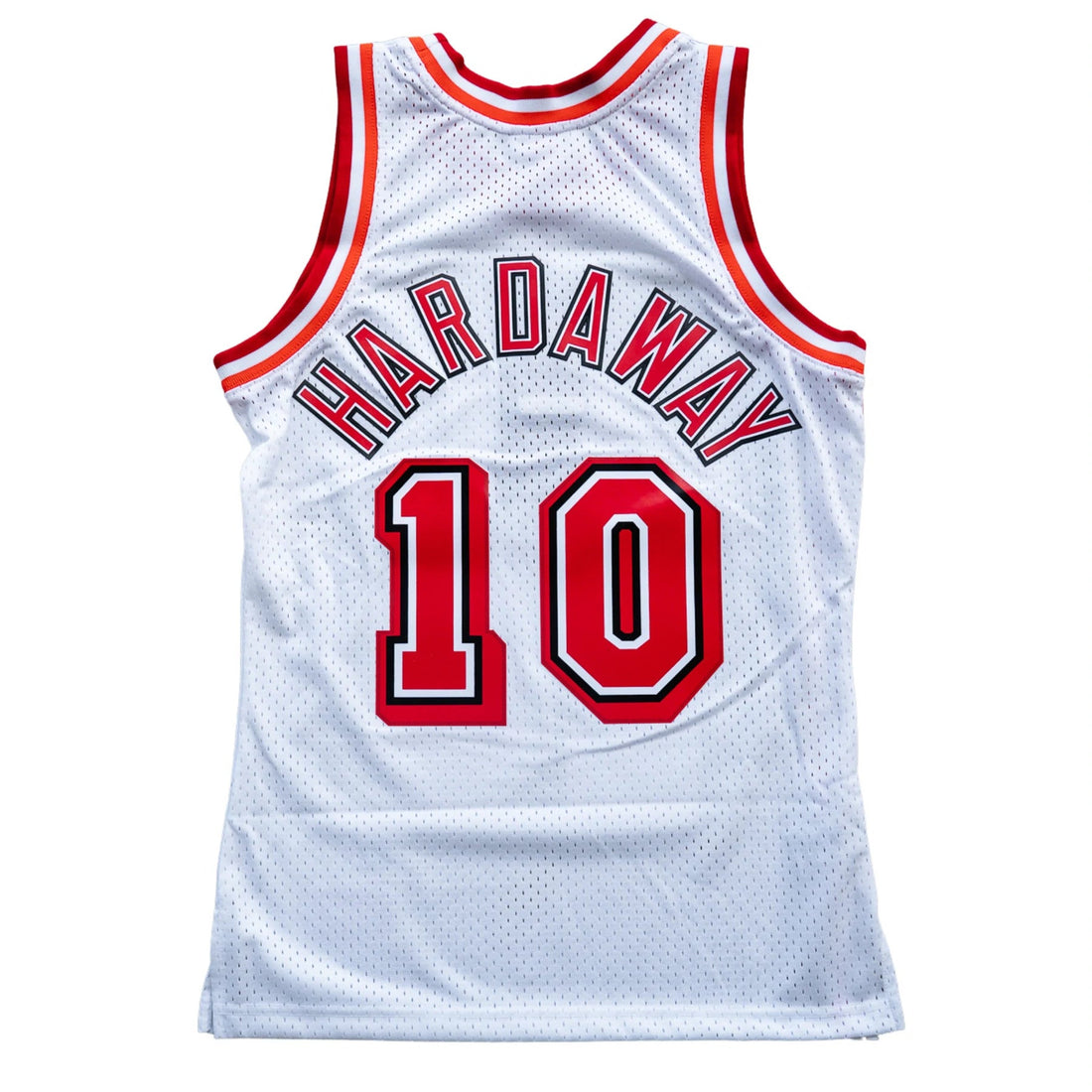 Miami Heat Tim Hardaway Mitchell &amp; Ness NBA Mens Hardwood Classics White Swingman Jersey