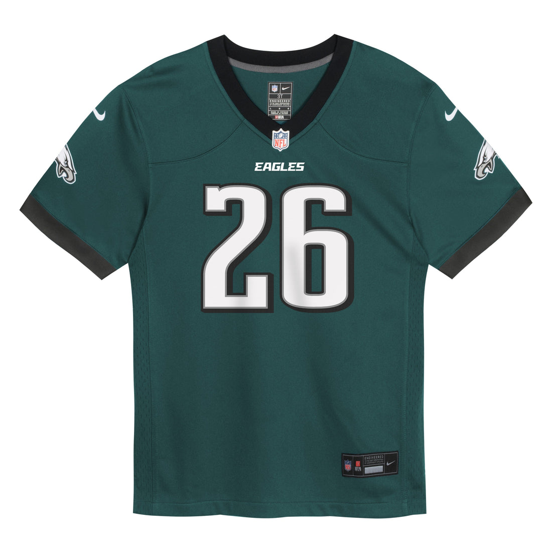 Kids Saquon Barkley Philadelphia Eagles Green Nike Game Jersey