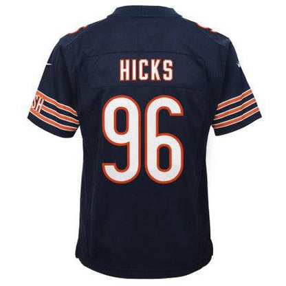 Youth Nike Akiem Hicks Navy Chicago Bears Game Jersey