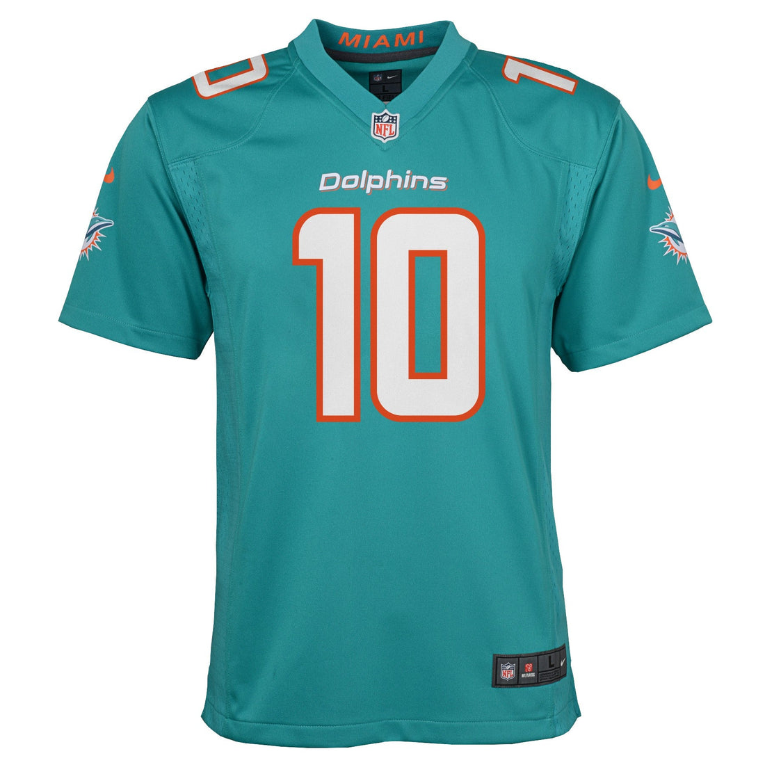 Youth Tyreek Hill Miami Dolphins Nike Aqua Game Jersey