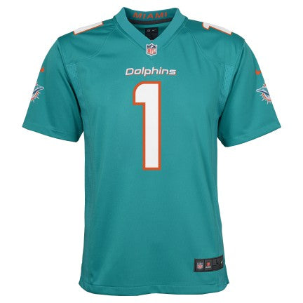 Youth Miami Dolphins Tua Tagovailoa Nike Aqua Game Jersey