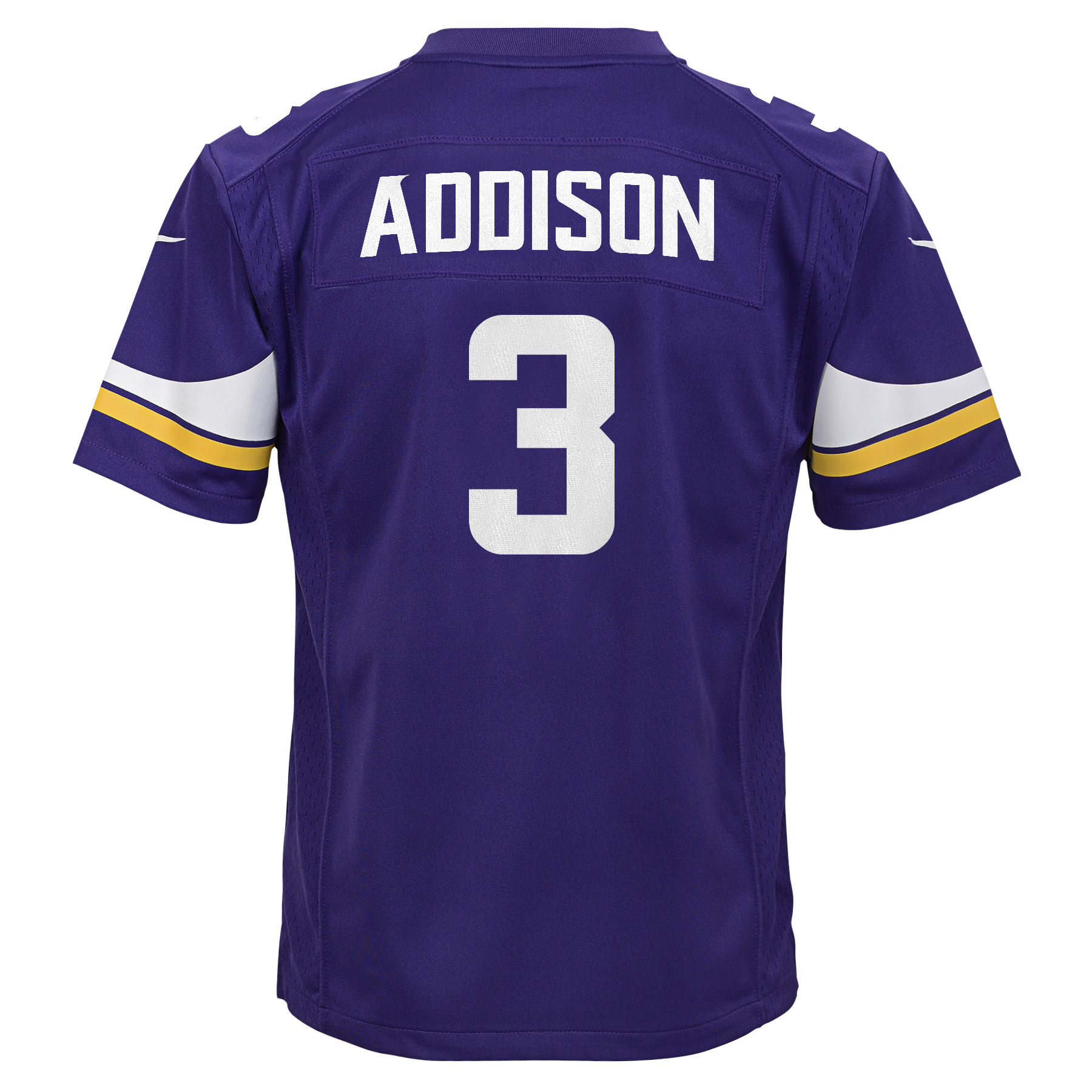 Youth Jordan Addison Minnesota Vikings Purple Nike Game Jersey