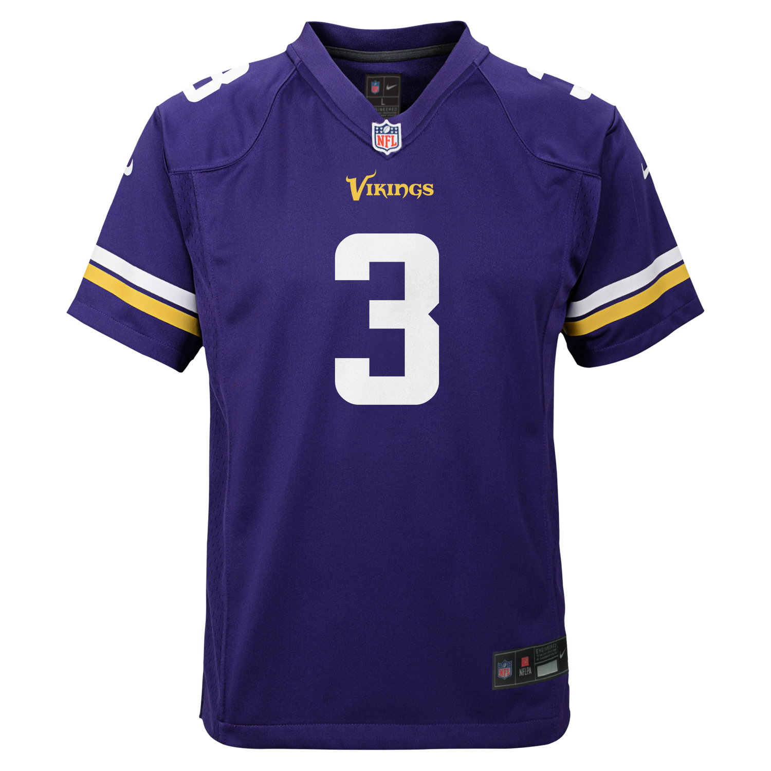 Youth Jordan Addison Minnesota Vikings Purple Nike Game Jersey