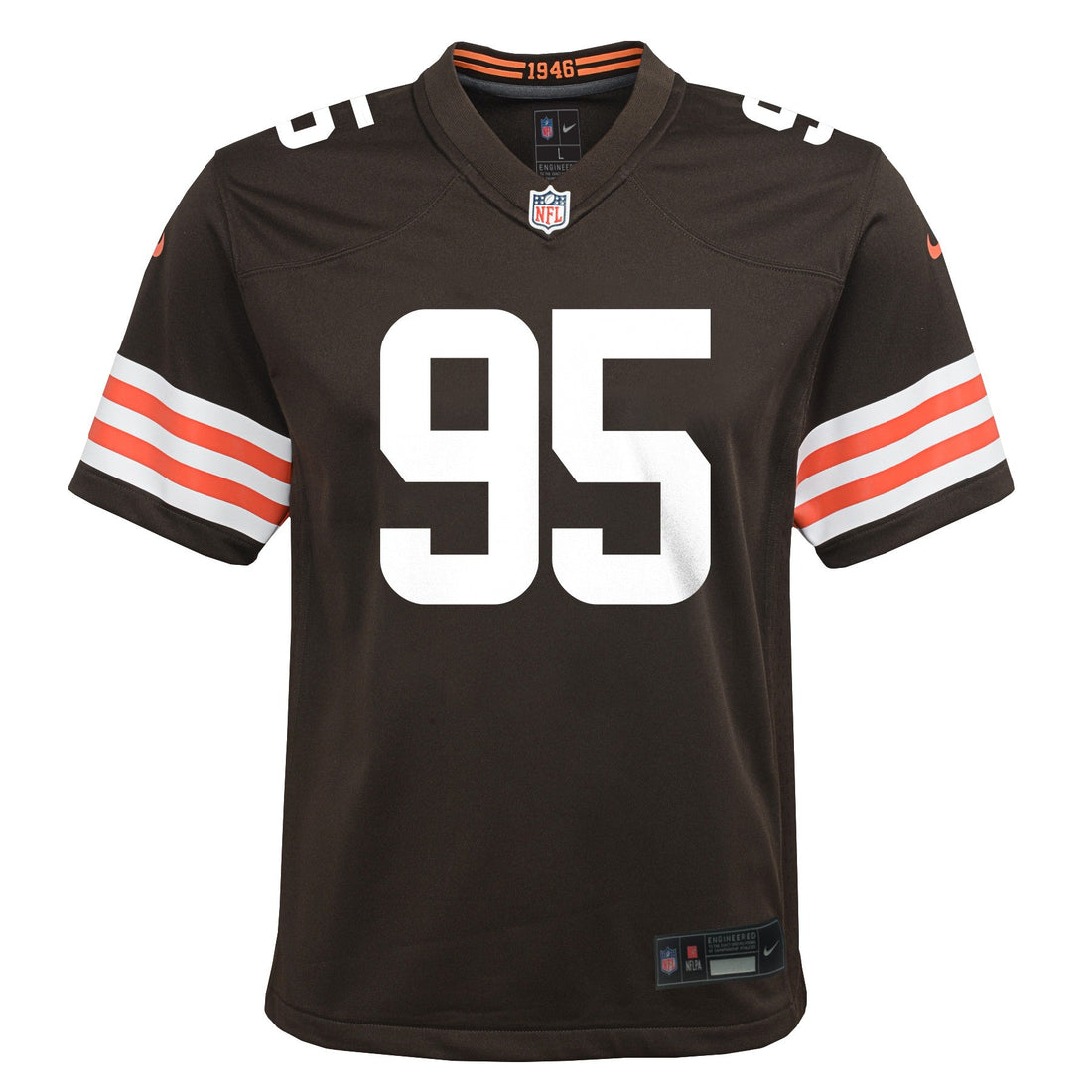 Youth Myles Garrett Cleveland Browns NIKE Brown Game Jersey