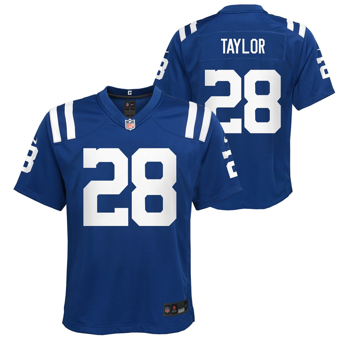 Youth Indianapolis Colts Jonathan Taylor Nike Royal Blue Team Color Game Jersey