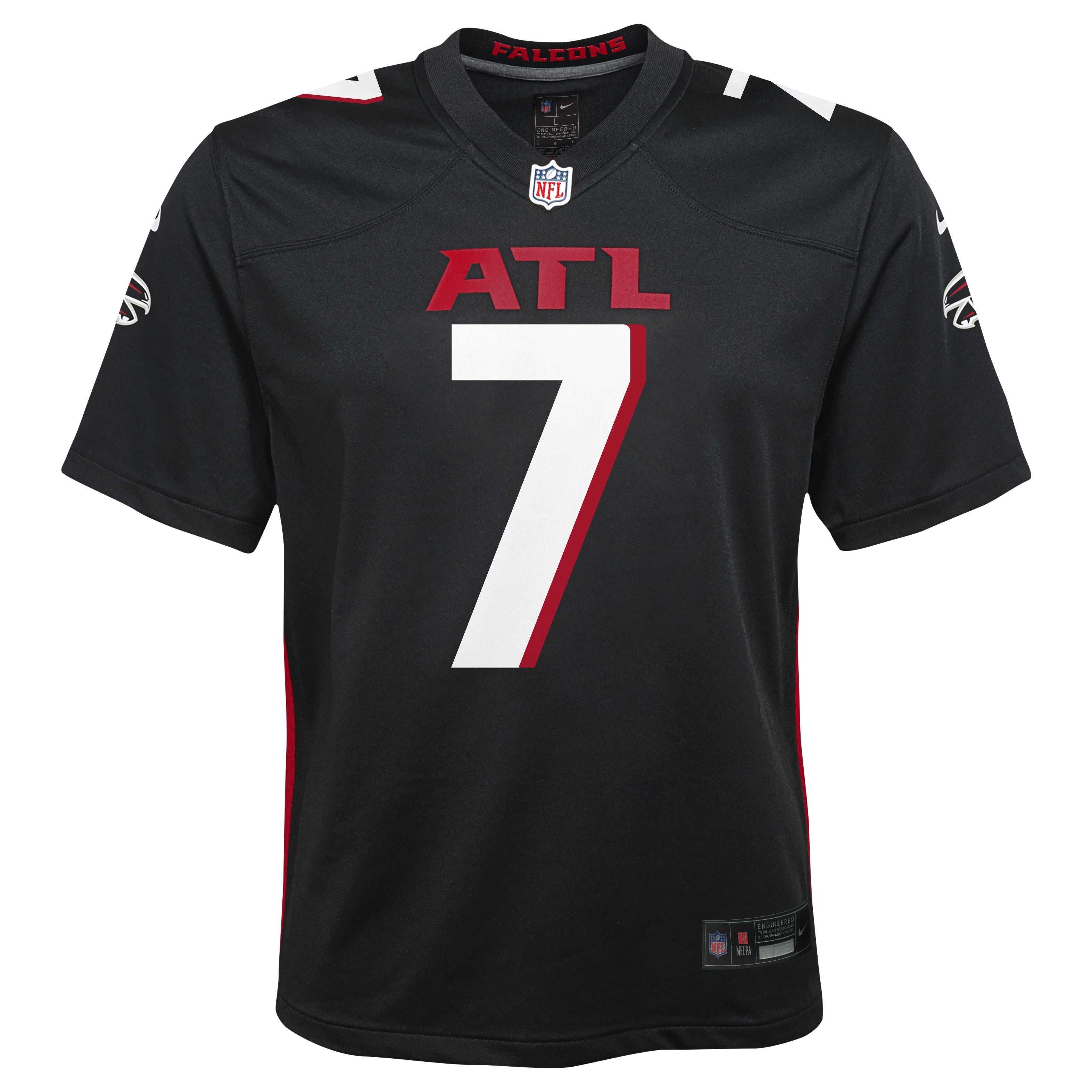 Youth Bijan Robinson Atlanta Falcons Nike Black Game Jersey