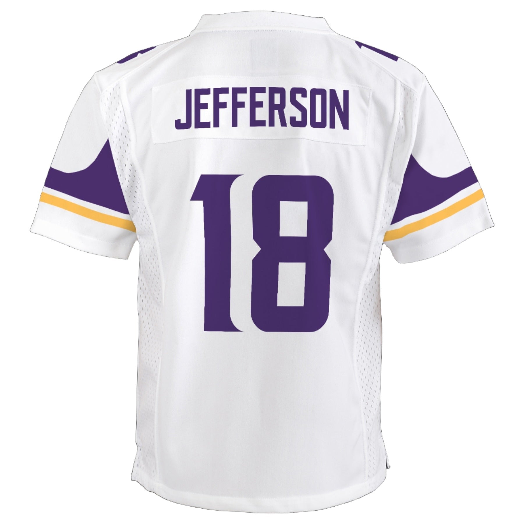 Youth Justin Jefferson Minnesota Vikings White Nike Game Jersey