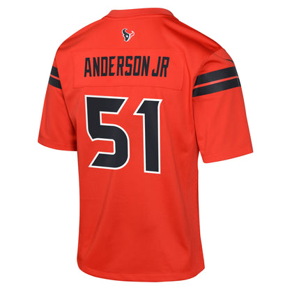 Youth Houston Texans Will Anderson Jr. Nike Red Alternate Game Jersey