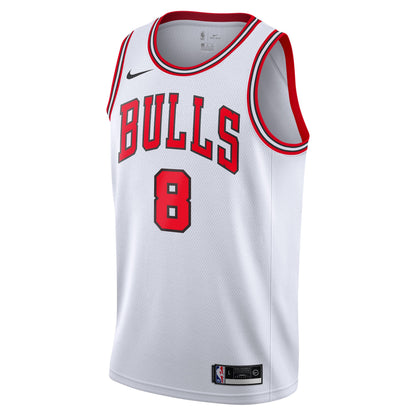 Youth Chicago Bulls Zach Lavine White Nike Swingman Icon Jersey