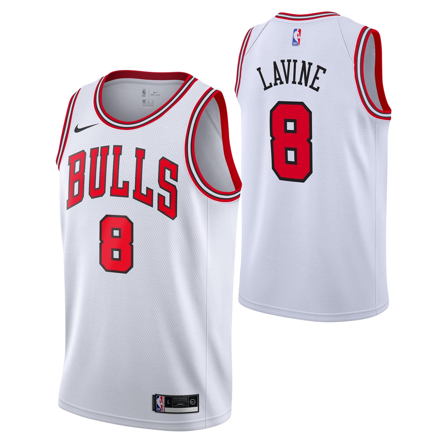 Youth Chicago Bulls Zach Lavine White Nike Swingman Icon Jersey