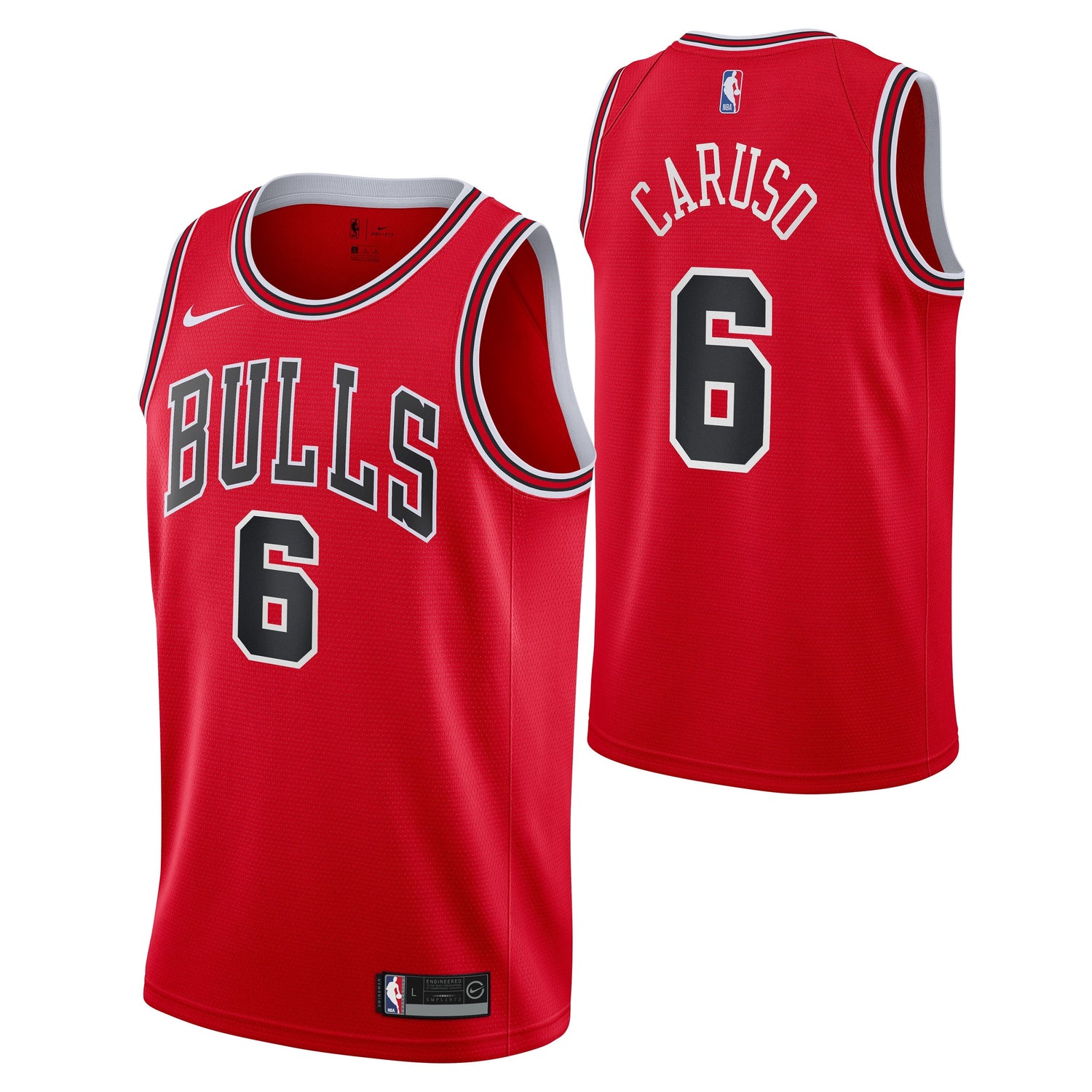 Chicago Bulls Alex Caruso Youth Red Nike Jersey