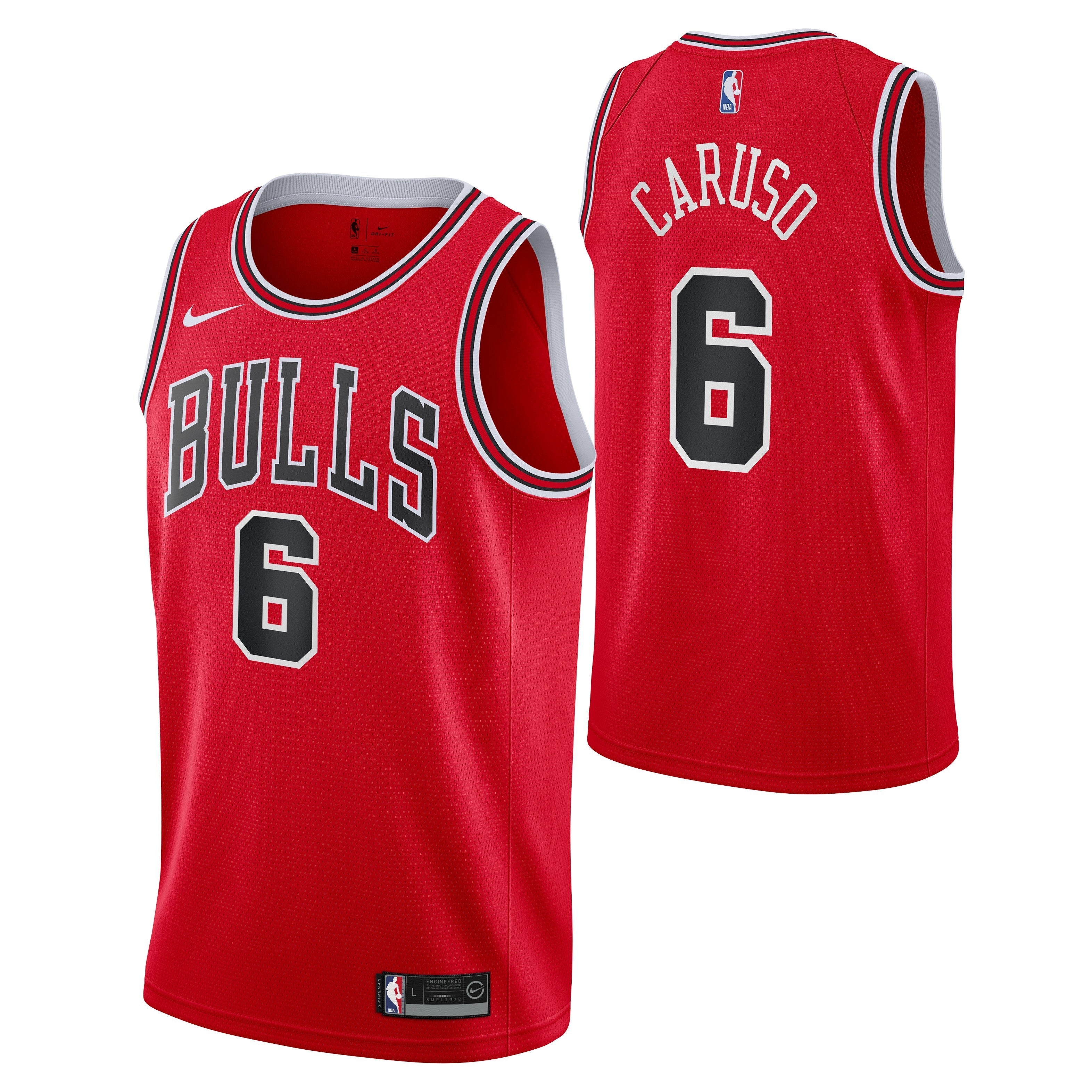 Chicago Bulls Alex Caruso Youth Red Nike Jersey