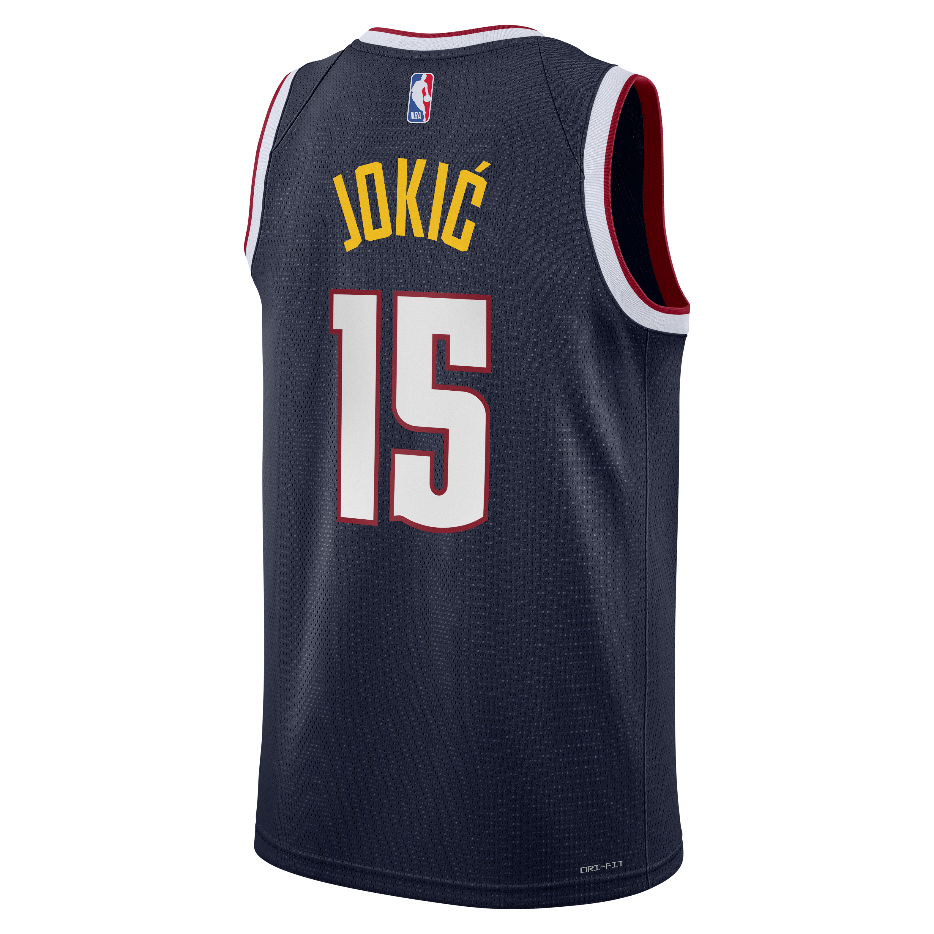 Youth Golden Denver Nuggets Nikola Jokic Nike Navy Swingman Icon Jersey