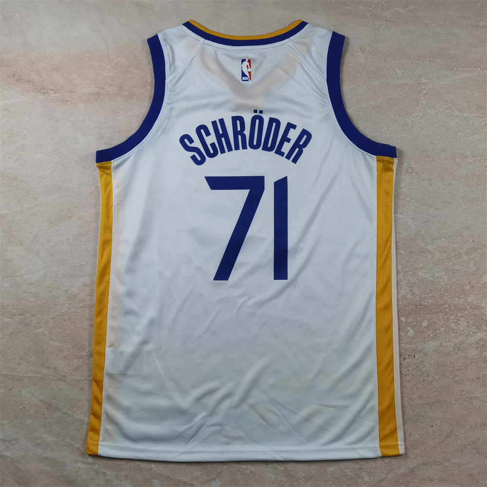 Golden State Warriors 71 White Jersey NBA