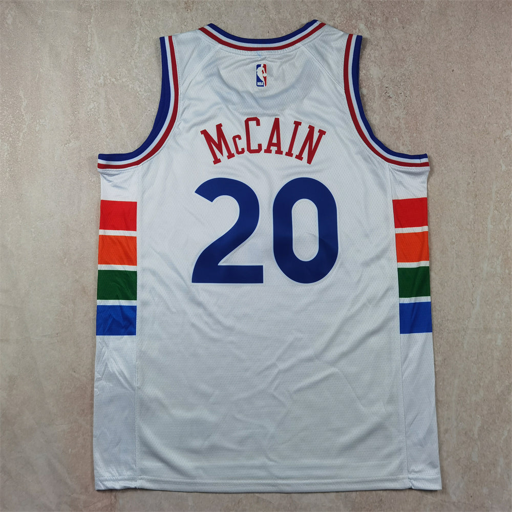 Philadelphia 76ers 20 White City Edition Jersey NBA
