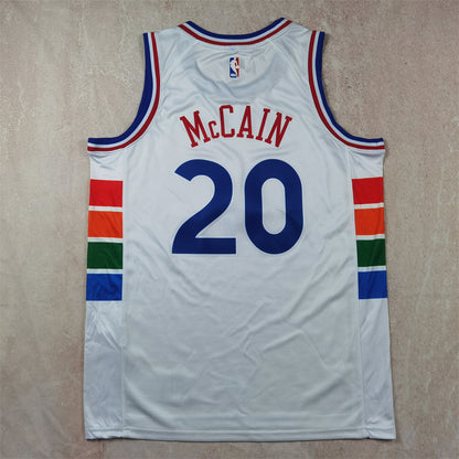 Philadelphia 76ers 20 White City Edition Jersey NBA