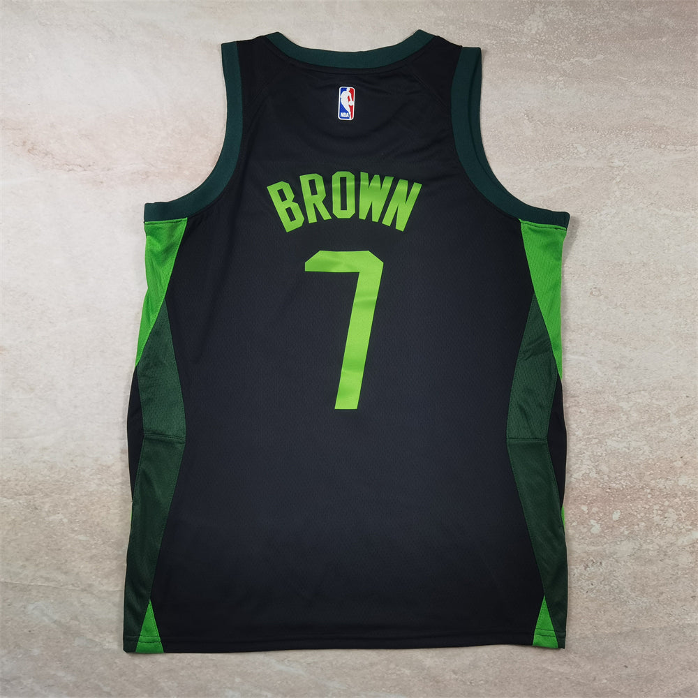 Boston Celtics 7 Black City Jersey NBA