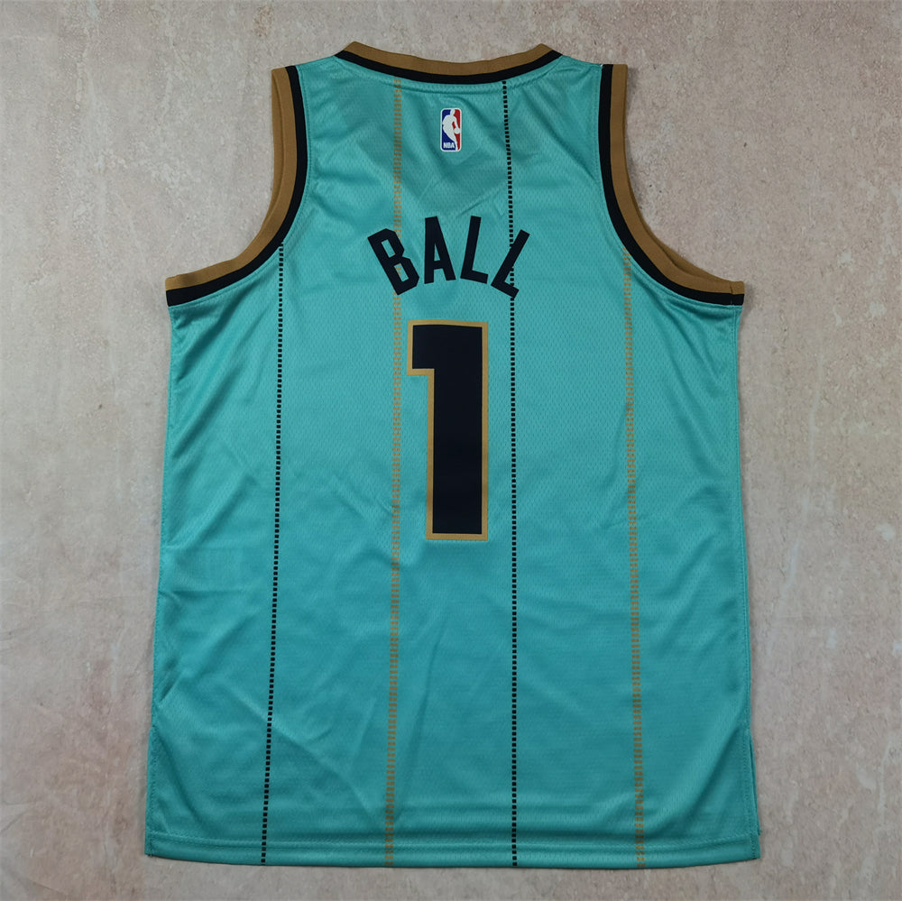 Charlotte Hornets 1 Green City Edition Jersey NBA