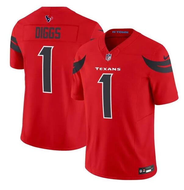 Houston Texans 1 Red New Generation Jersey NFL