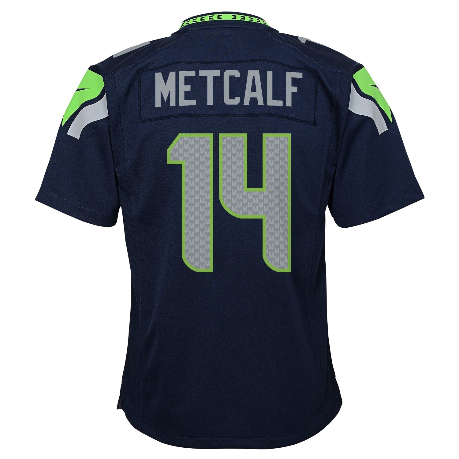 Youth Seattle Seahawks DK Metcalf Nike College Navy Team Color Game Jersey