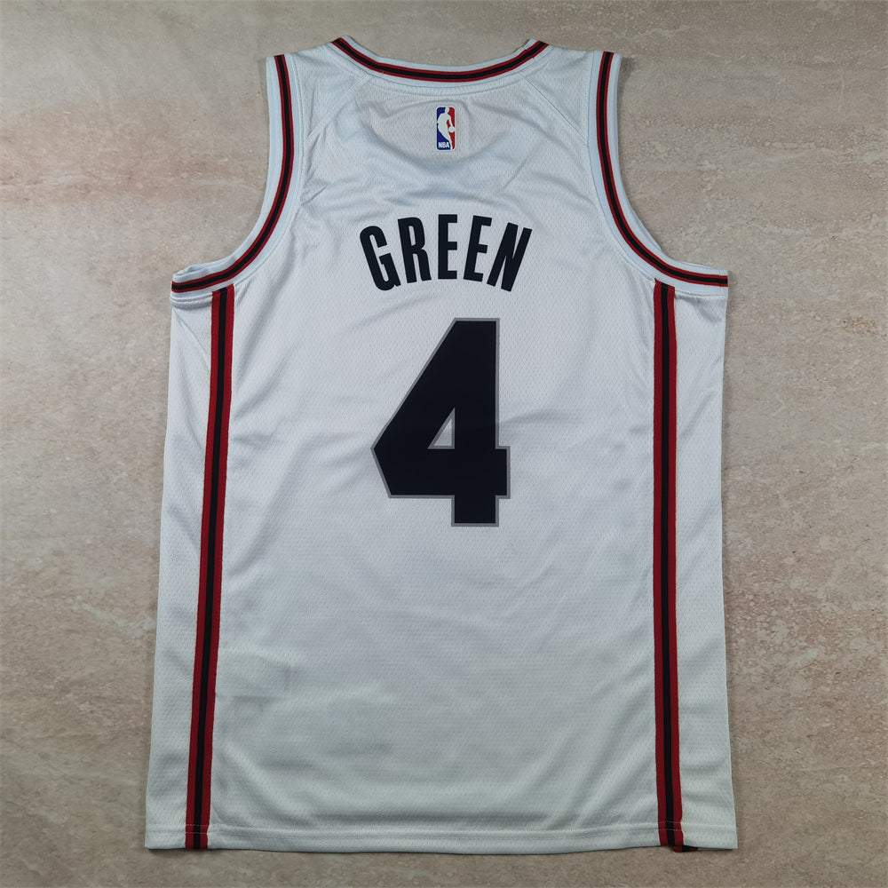 Houston Rockets 4 White City Edition Jersey NBA