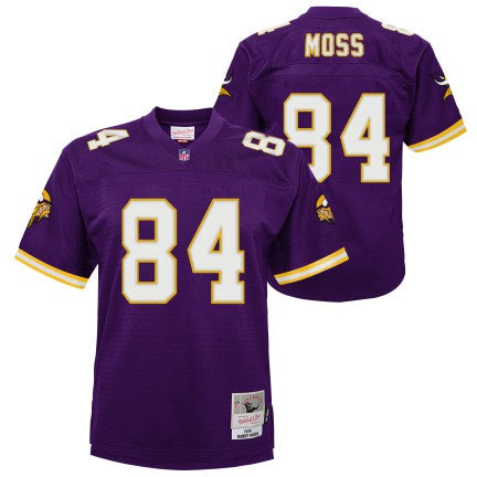 Youth Minnesota Vikings Randy Moss Mitchell &amp; Ness Purple Retired Player Vintage Jersey