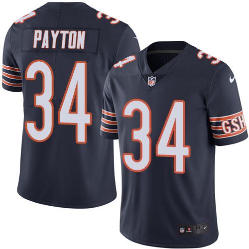 Chicago Bears 34 Navy Blue Jersey NFL