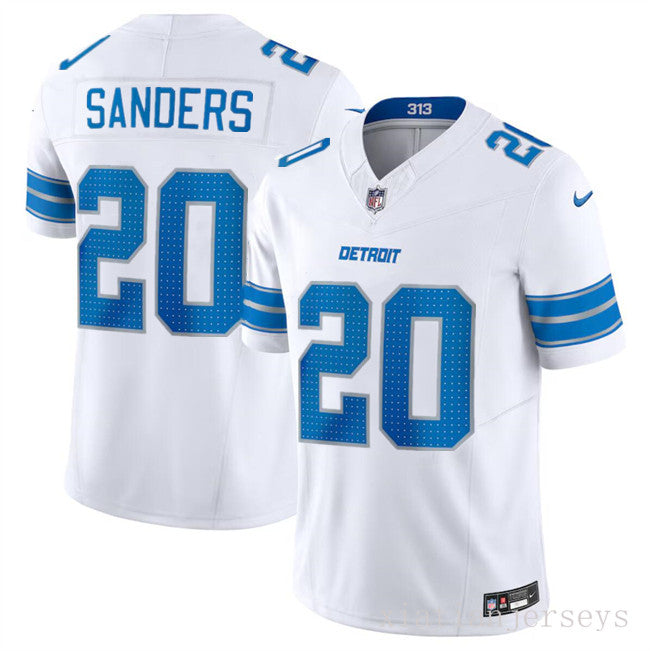Detroit Lions 20 White The New Three-Generation Lion Jersey NFL