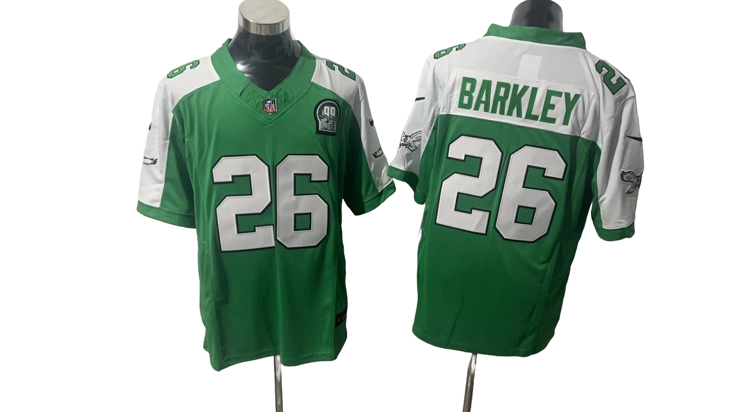 Philadelphia Eagles 26 White &amp; Green Three Generations of Gratitude Jersey NFL