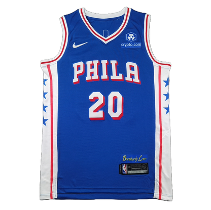 Philadelphia 76ers 20 blue Jersey NBA