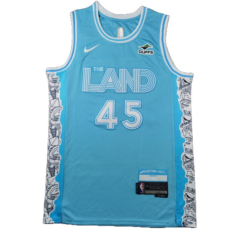 Cleveland Cavaliers 45 Blue City Edition Jersey NBA