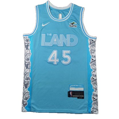 Cleveland Cavaliers 45 Blue City Edition Jersey NBA
