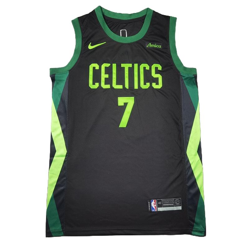 Boston Celtics 7 Black City Edition Jersey NBA