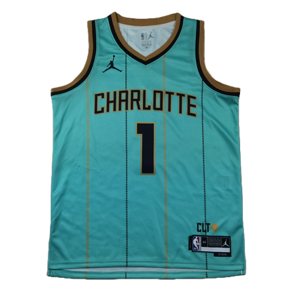 Charlotte Hornets 1 Green City Edition Jersey NBA