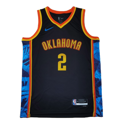 Oklahoma City Thunder 2 Black City Edition Jersey NBA