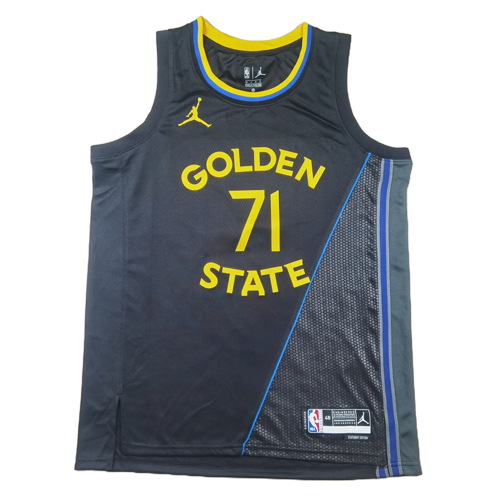 Golden State Warriors 71 Black Declaration Edition Jersey NBA