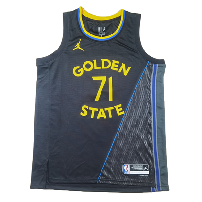 Golden State Warriors 71 Black Declaration Edition Jersey NBA