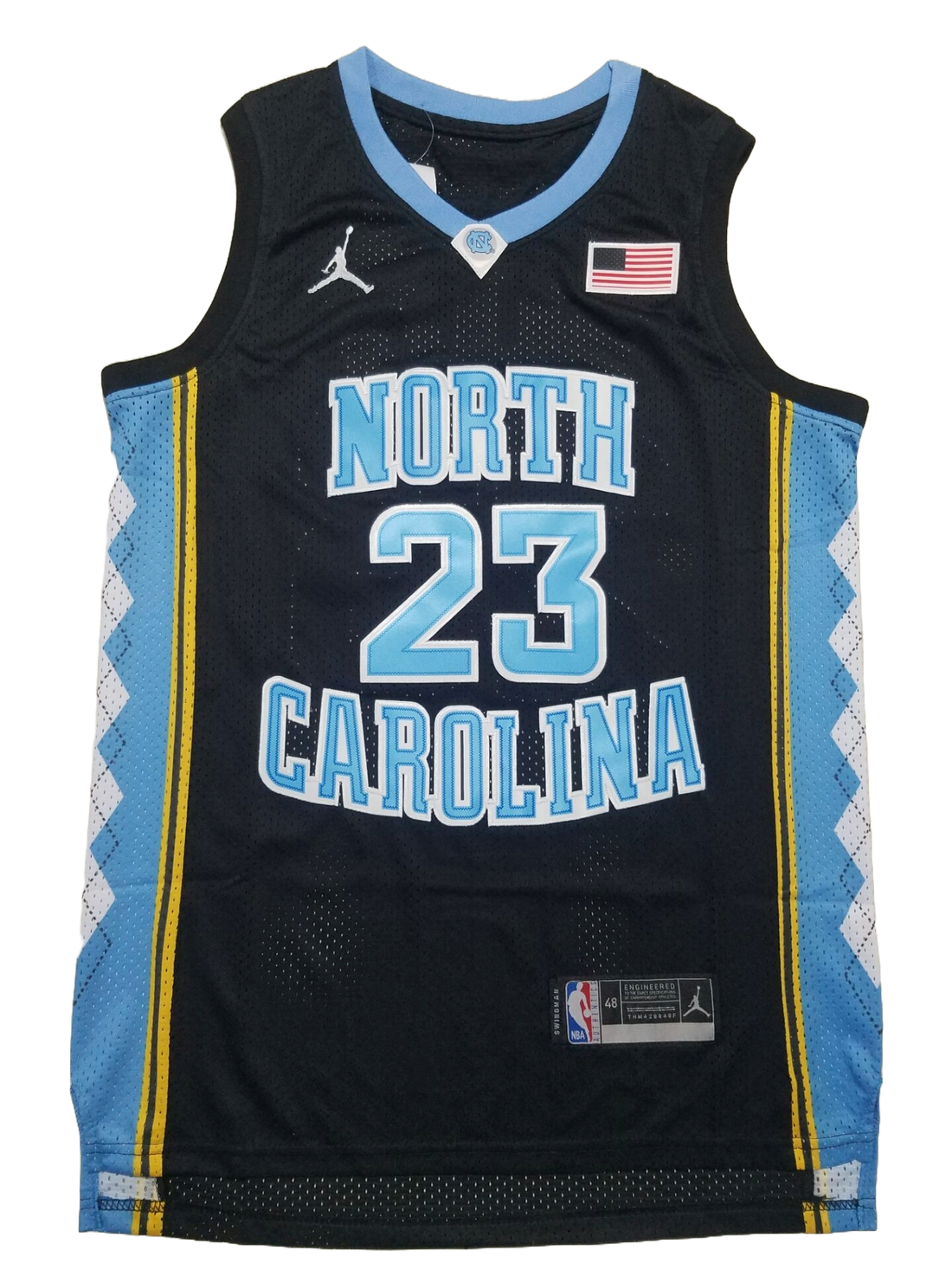 North Carolina 23 Black Jersey NBA