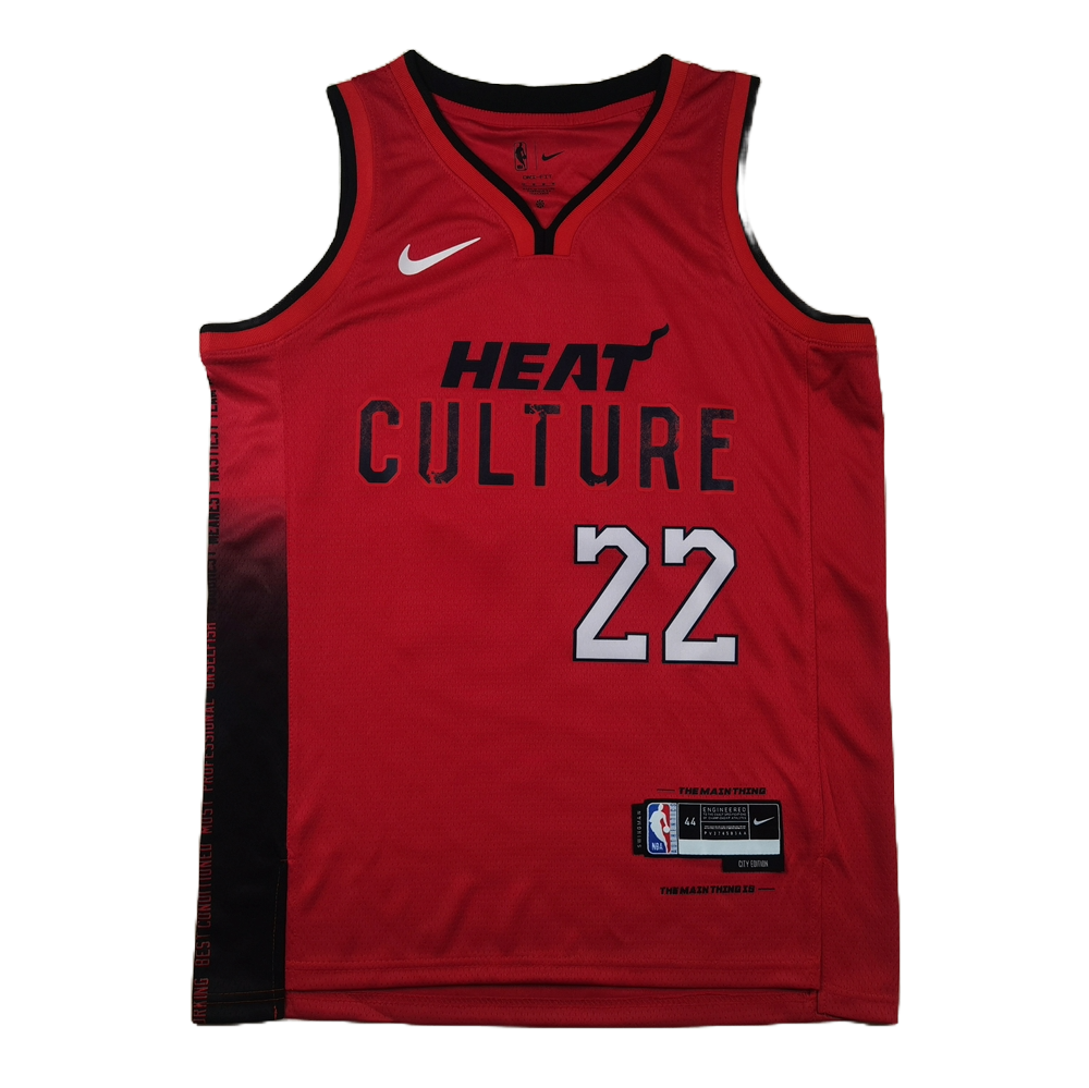 Miami Heat 22 Red City Edition Jersey NBA