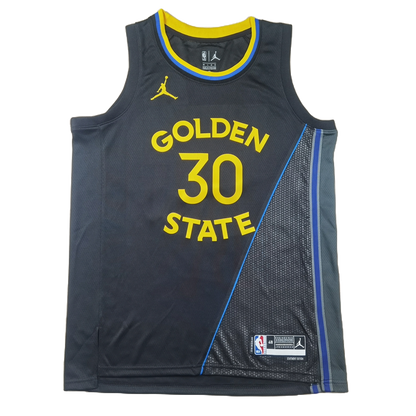 Golden State Warriors 30 Black Declaration Edition Jersey NBA