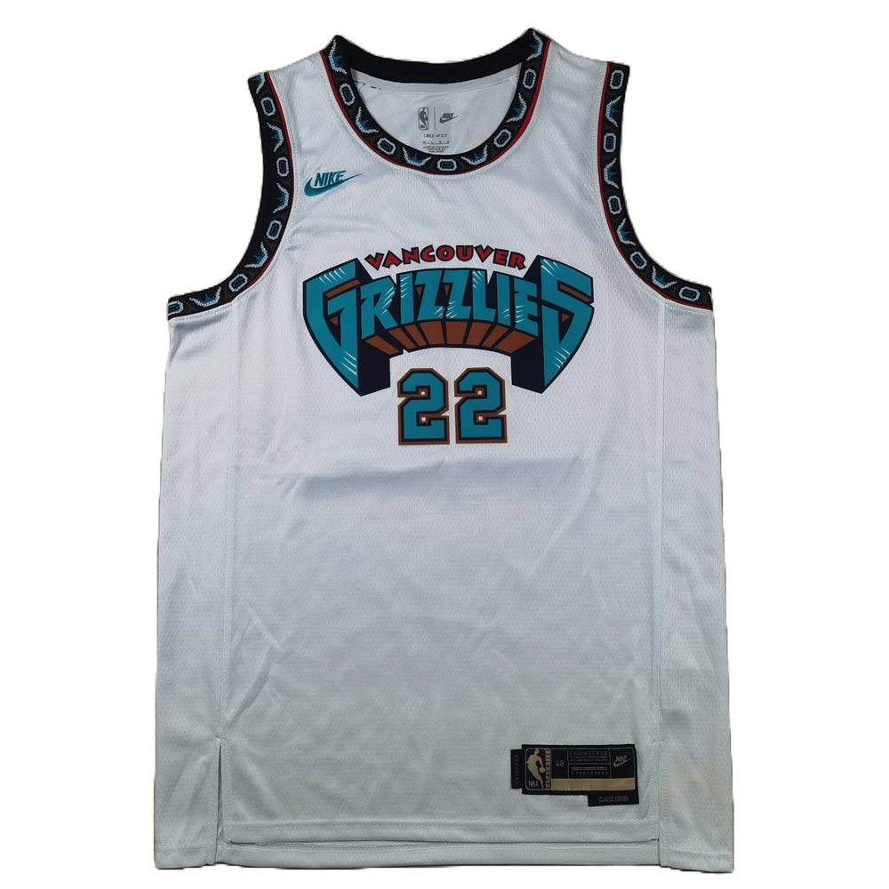 Memphis Grizzlies 22 Classic White Jersey NBA